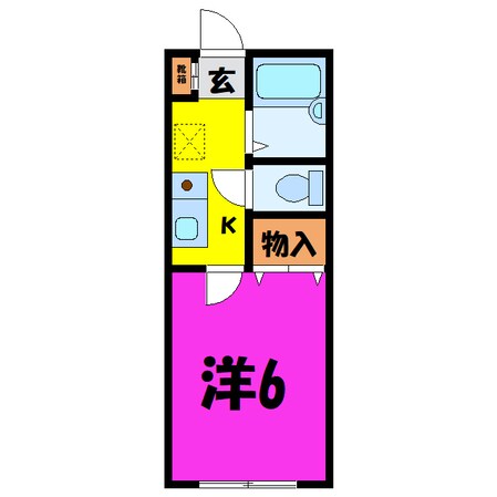 サンライズ東松山の物件間取画像